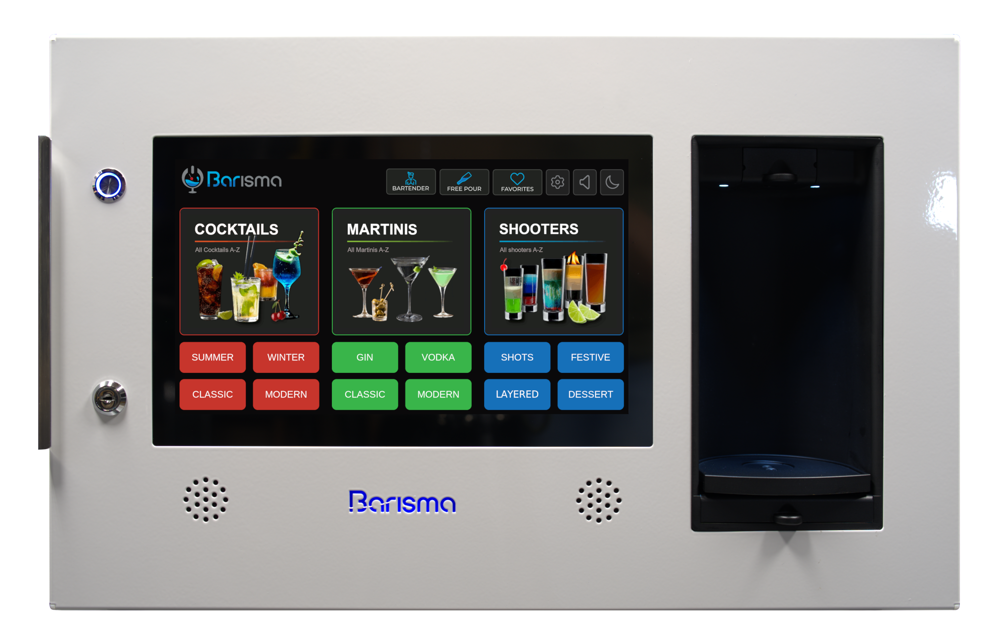 Barisma Built-in Bartender (White)